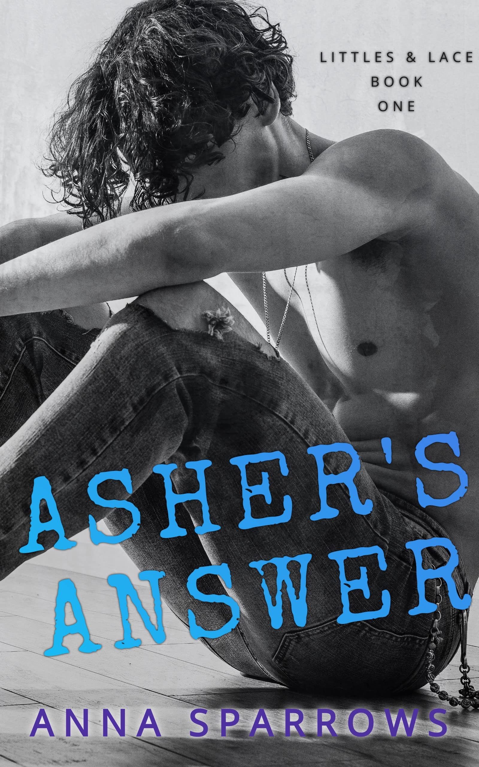 Asher's Answer: An MM Age Play Romance (Littles & Lace Book 1) Cover